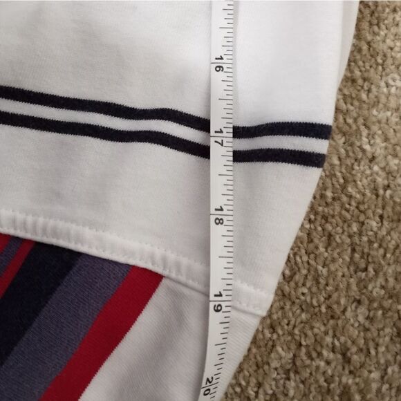 Cutter & Buck M Shrtslvs 100% Cotton Multiclred Strips Logo Polo Men's T- Shirt - Picture 4 of 8